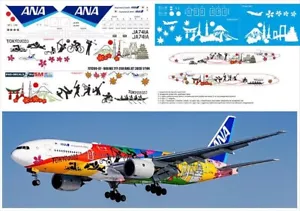 Boeing 777-200 ANA 2020 Jet 1/144 PAS-DECALS 777200-07 - Picture 1 of 1