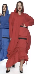 New Designer B-ONE RED Dress Sizes 44 46 Turkish, US 14-16 1XL, 18-20 2XL Turkey - Picture 1 of 9