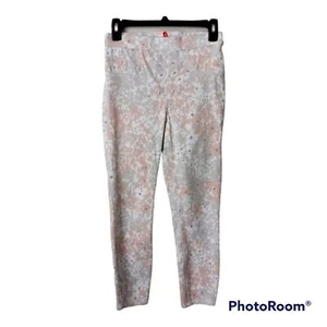SPANX Leggings Jeans Bauchkontrolle Blumen rosa Kompression Schlankmacher Hose GR:S/P - Bild 1 von 9