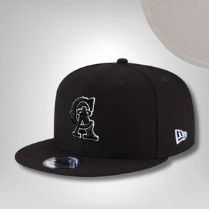 New Era MLB California Angels 9FIFTY Snapback Hat Cap Black Adjustable Baseball - Picture 1 of 2