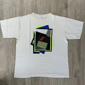 Vintage 90’s New Balance Logo Tee- Sz Lg Running Shoes Sneakers Single Stitch - Picture 1 of 8