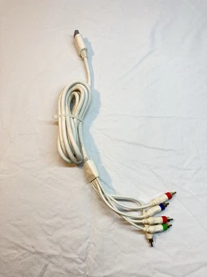 Cable AV Componente Nintendo Wii U WiiU HD de Mad Catz Cable Blanco *PROBADO* Foto 1 de 4