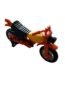 1978 Tonka Orange Black Yellow 6" Motorcycle Dirt Bike with Kickstand Hong Kong - Picture 1 of 4