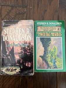 Lord Foul’s Bane And The Power that Preserves by Stephen R. Donaldson PB books - Picture 1 of 2
