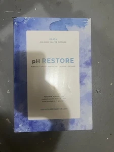 Glass Alkaline Water Pitcher By Invigorated Water 3.5L pH Restore Alkalize Ioniz - Picture 1 of 6