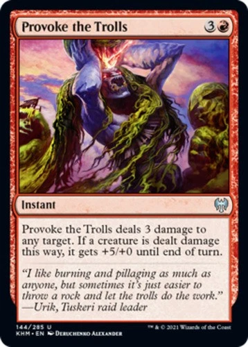 x1 Provoke the Trolls - Kaldheim - NM - MTG - Image 1 of 1