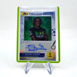 2024-25 Topps Finest GEOVANY QUENDA First Class Rookie Auto -  Sporting CP - Picture 1 of 2