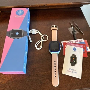 Angel Watch Kids Smart Watch Camera GPS Tracker SOS Call Phone Watches Pink - Photo 1 sur 18
