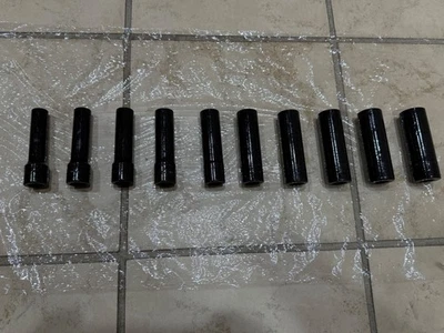 SNAP ON 310SIMMYA 1/2" DRIVE 6-POINT FLANK DRIVE IMPACT DEEP SOCKET SET 10 PCS - Image 1 of 4