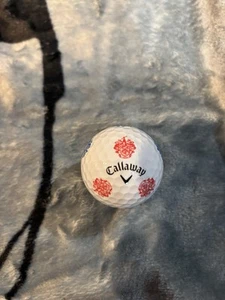 LOGO GOLF BALL-CALLAWAY TRUVIS #1 TRUMP NATIONAL GOLF CLUB LOGO CHROME SOFT.NEW - Picture 1 of 2