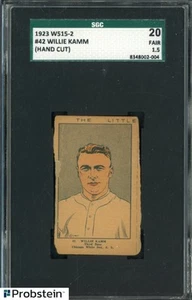 1923 W515-2 #42 Willie Kamm Chicago White Sox SGC 20 Fair 1.5 - Picture 1 of 2