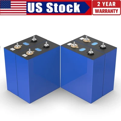 4PCS 12V 280Ah Lifepo4 Lithium Battery Phosphate Cells batteries Series Parallel - Image 1 of 4