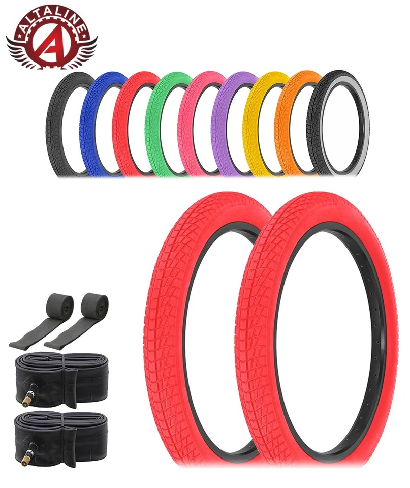 AltaLine 20x2.40 BMX/Cruiser Reifen - High-Grip Street Profil | viele Farben 6er Set - Bild 1 von 1