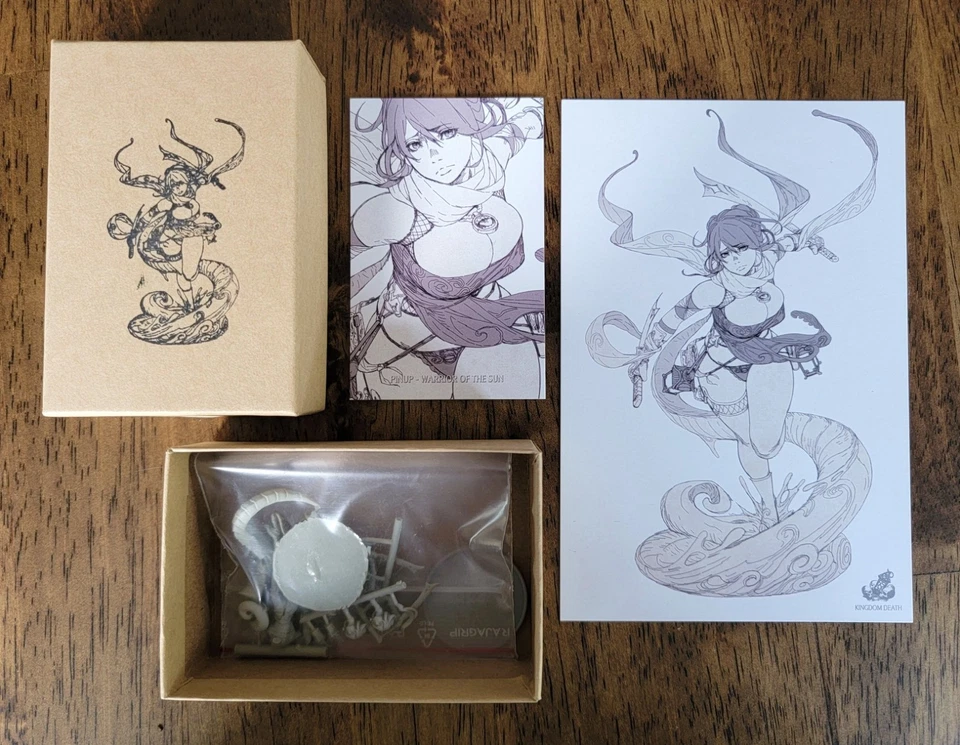 Kingdom Death Monster Pinup Warrior of the Sun 女性 全新 — 第 1/1 张图片