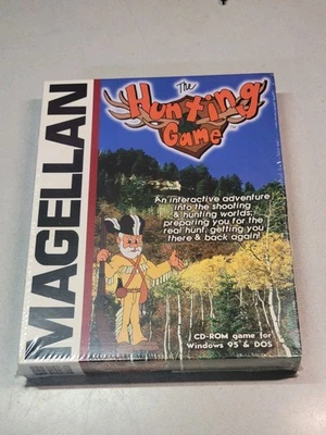 Magellan The Hunting Game Vintage CD Rom Pc Video Game New Sealed - Image 1 of 2