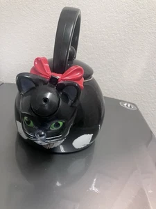 Teiera bollitore tè vintage 1995 Ancona bianco e nero fiocco gatto - Foto 1 di 5