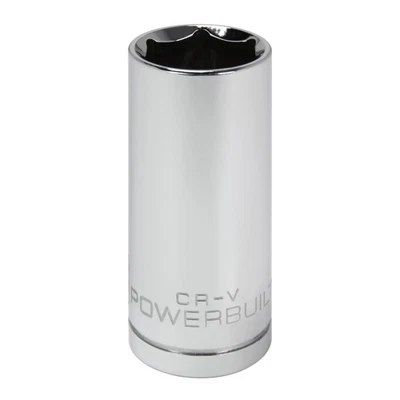 Powerbuilt 3/8 Inch Drive x 13/16 Inch 6 Point Deep Socket - 641207 - Image 1 of 4