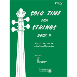 Solo Time for Strings, Viola Book 4 - Picture 1 of 1