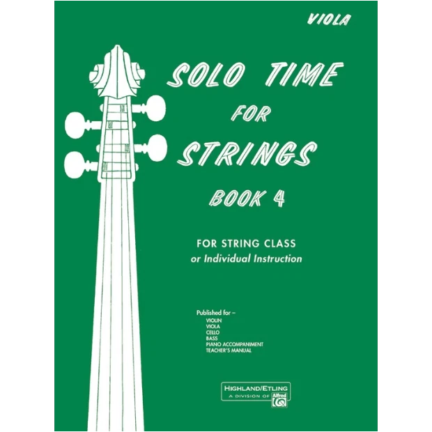 Solo Time for Strings, Viola Book 4 - Image 1 of 1
