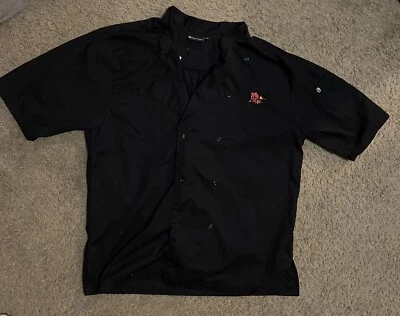 Chef Works Chef Shirt Mens XL With Devil Embroidery Logo - Image 1 of 4