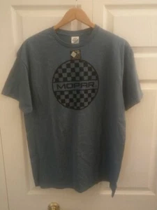 Mens Chrysler Dodge Mopar Logo  T-Shirt (Blue) Size Large New - Picture 1 of 4