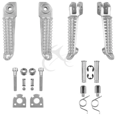 Front Rear Driver Passenger Footrest Footpeg Peg Fit For Yamaha YZF R1 1998-2025 - Image 1 of 4