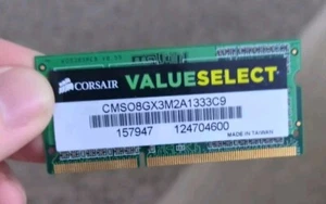 CORSAIR 4GB DDR3 1333mhz CMSO8GX3M2A1333C9 SODIMM Laptop RAM 204pin - SINGLE - Picture 1 of 1