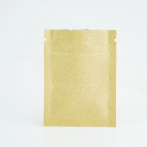Paquete de 100 bolsas de hierbas y especias Kraft y Mylar QuickQlick™ de doble cara de 2,36 x 3,15" - Imagen 1 de 5