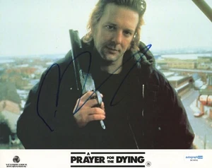 MICKEY ROURKE SIGNED PHOTO (1) ALSO ACOA A PRAYER FOR THE DYING - Picture 1 of 2