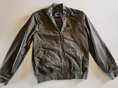 Levi Strauss Men's Olive Green Lined Zip Up Bayview Bomber Jacket Size S - Изображение 1 из 4