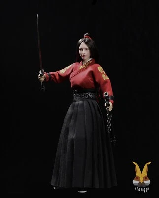 Costume 1/6 Japanese Samurai Pleated Skirt Clothes Suit For 12'' Female Figure - Image 1 of 4