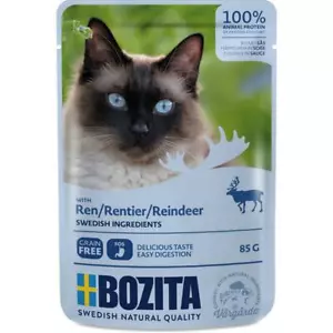 Bozita Pouch Häppchen in Soße mit Rentier 24 x 85g (22,50€/kg) - Bild 1 von 1