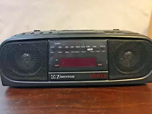 Emerson Digital Clock Radio Alarm AM/FM, Model AK2747, Stereo Sounds good - Picture 1 of 8