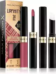 Max Factor Lipfinity 24HR Lip Colour Lipstick ~Please Choose Shade~ 2 Step - Picture 1 of 65