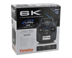 Futaba 6K 2.4ghz SFHSS TFHSS Helicopter Radio System R3006SB Receiver FUTK6110 - Picture 1 of 3