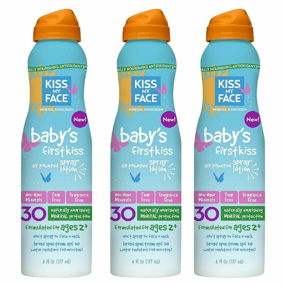X 3 Kiss My Face Baby's First Kiss Spray Loción - 6 oz. cada uno - Pack de 3 Foto 1 de 1