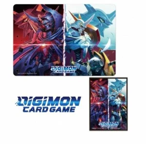 Digimon Card Game (TCG) - PB04 Playmat + 60 Sleeves / BanDai Carddass Tamer Gods - Picture 1 of 3
