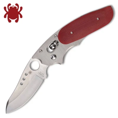 Spyderco Viele Phoenix Ball-Bearing Lock VG10 Titanium / Red G10 Sprint C114GPRD - Image 1 of 3