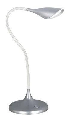 Schreibtischleuchte Verse LED 5W/230V Silber Verstellbar Schalter 400lm 4000K - Bild 1 von 2