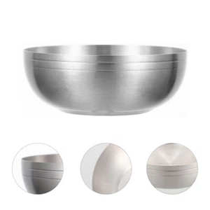 Metal Cooking Bowls Bowls Kitchen Stainless Steel Mixing Bowl - Picture 1 of 12