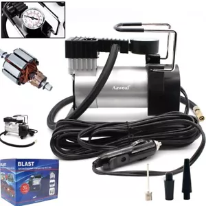 Gonfiatore pneumatici compressore d'aria 100 PSI si adatta a pneumatici auto moto pompa aria portatile - Foto 1 di 11