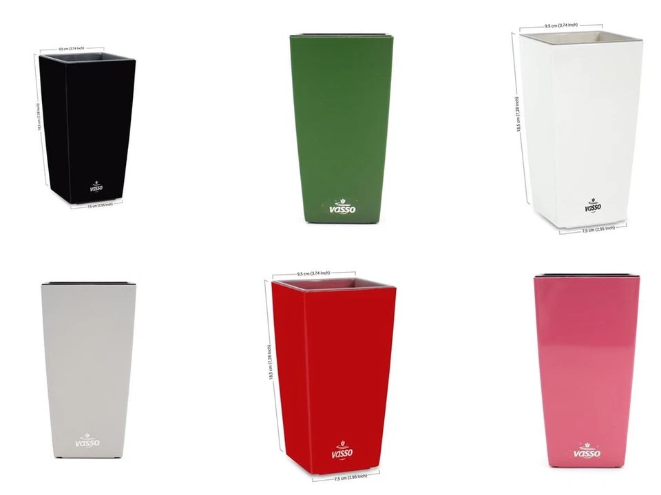 Vasso Kalika Vina Smart Pot – Stylish Self-Watering Planter for Indoor Plants - Image 1 of 1