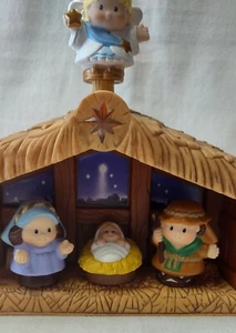 Belén de Navidad Fisher Price Little People 12 piezas luces música 2002 - Imagen 1 de 18
