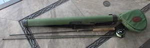 9 Ft G. Loomis F 1084-3 Slate Custom Fly Rod with Lamson 1.5 Fly reel and case - Picture 1 of 12