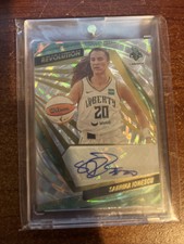 2022 Panini Revolution WNBA Sabrina Ionescu Auto Fractal /99 SP New York Liberty