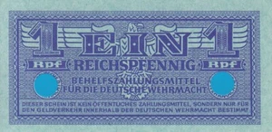 Deutsche Wehrmacht, 1 Rpf.o.D.(1942), Ros.501, ksfr. - Picture 1 of 1