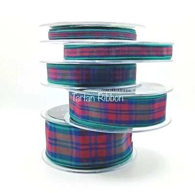 Lindsay Scottish Tartan Ribbon~Berisfords~Choice of Lengths/Widths~Free Postage - Image 1 of 4