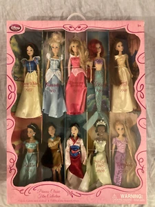 Disney Prinzessin Sammlung KLASSISCHER FILM 10 PUPPEN SET NEU IM KARTON Belle Ariel Aschenputtel - Bild 1 von 8