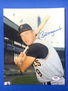 BILL MAZEROSKI SIGNED PHOTO 8x10 HOF PSA DNA PITTS PIRATES WON 1960 WORLD SERIES - Picture 1 of 2