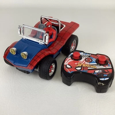 Marvel Spider-Man Remote Control Web Buggy Turbo Boost RC Toy Jada TESTED - Image 1 of 4